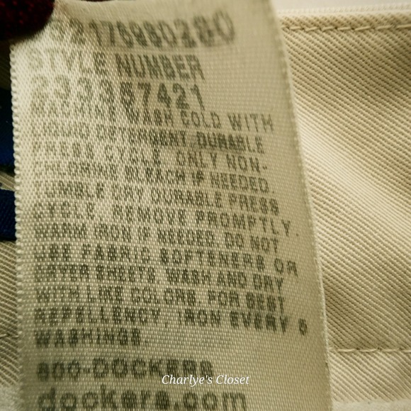 Dockers Womens Khaki Straight Leg 8P Ideal Fit Stretch Preppy Casual Chore Pant - Picture 5 of 8